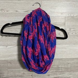 Lilly Pulitzer Infinity Loop Purple & Pink Scarf